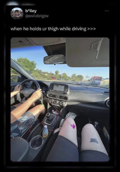 When He Holds Your Thigh