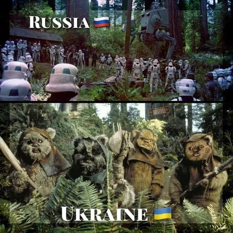 Russia and Ukraine Star Wars Comparison