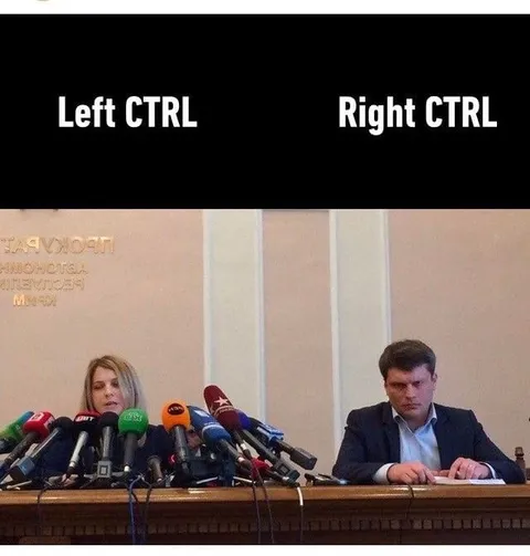 Left CTRL Right CTRL Press Conference