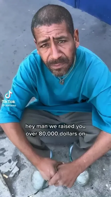 Homeless Man Becomes a TikTok Star