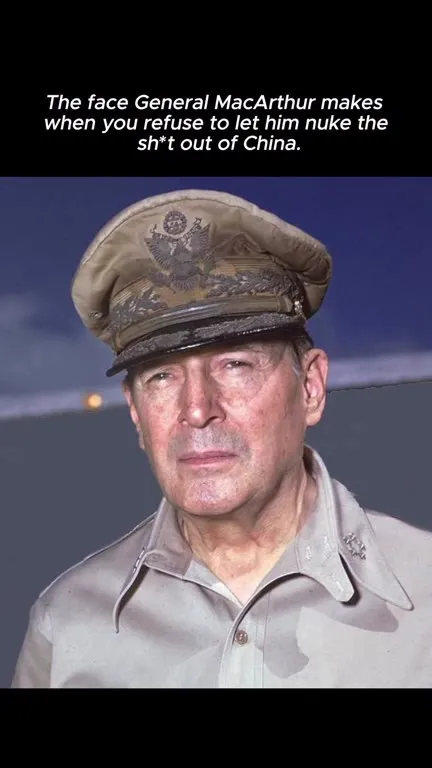 General MacArthur Refuses China