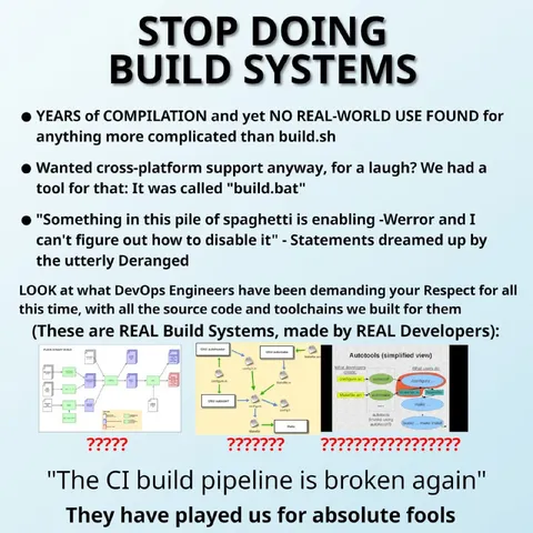 Stop Doing Build Systems