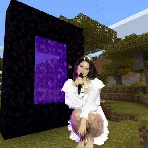 Лана Дель Рей в Minecraft