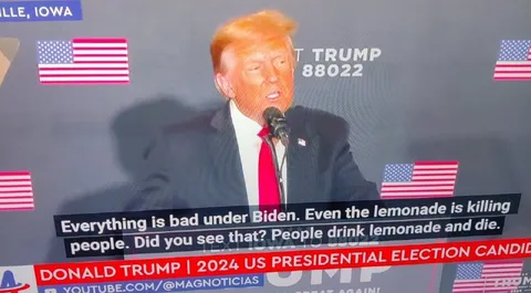 Trump Says Lemonade Is Killing People