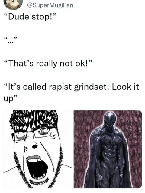 Rapist Grindset Reaction