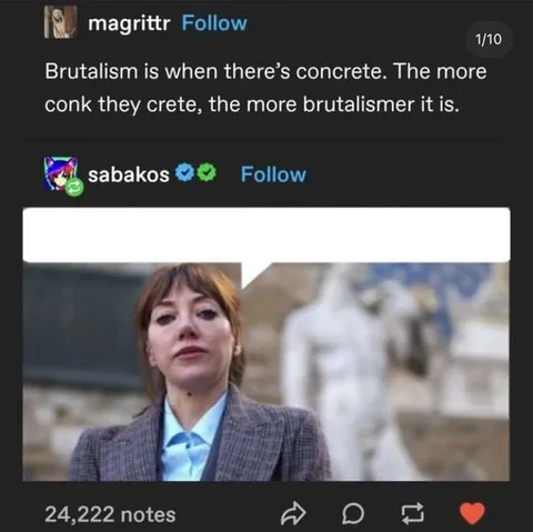Brutalism Concrete Wordplay