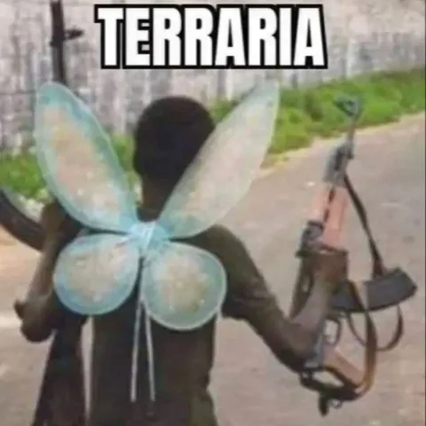 Terraria Fairy With a Rifle
