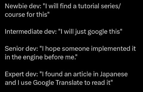Developer Experience Levels