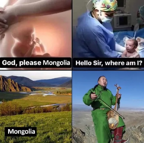 Born in Mongolia