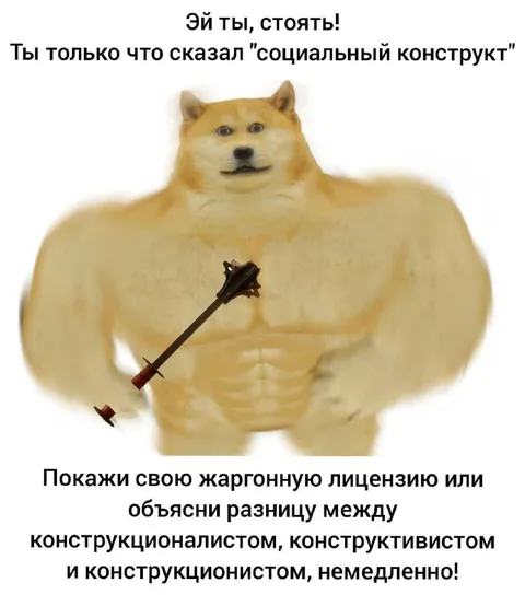 Социальный конструкт под арестом