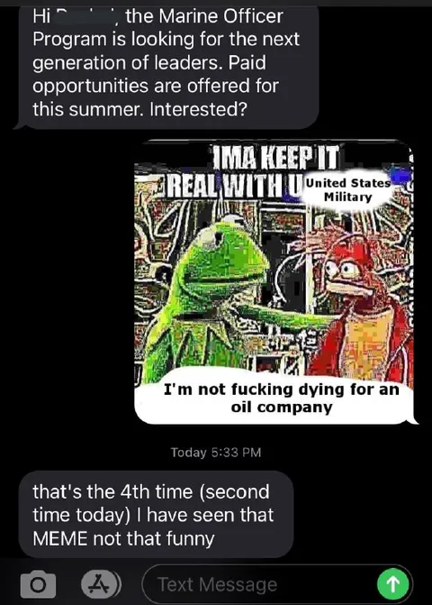 Not Dying for an Oil Company