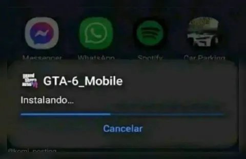GTA-6 Mobile instalando