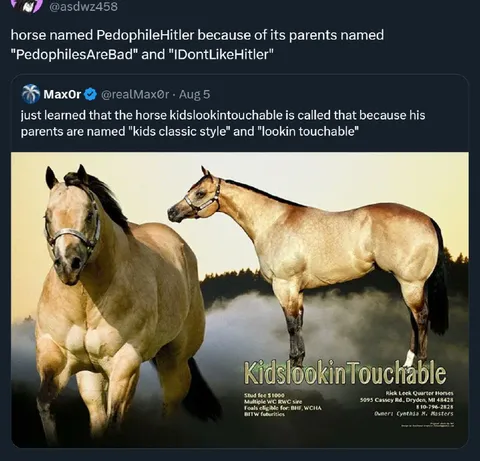 Horse Named PedophileHitler