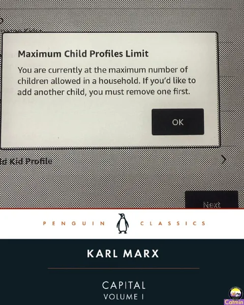 Maximum Child Profiles Limit