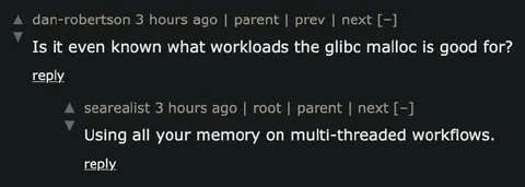 glibc malloc Multi-Threaded Workloads
