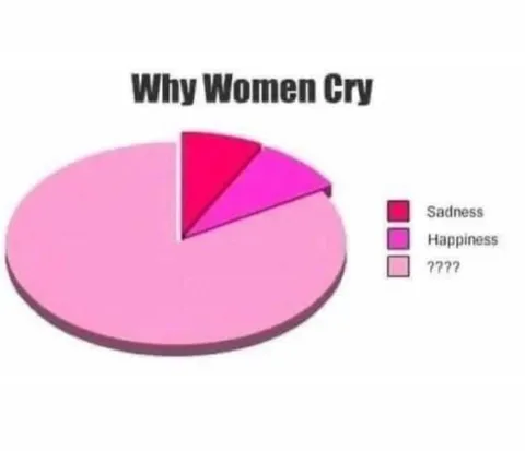 Why Women Cry Pie Chart