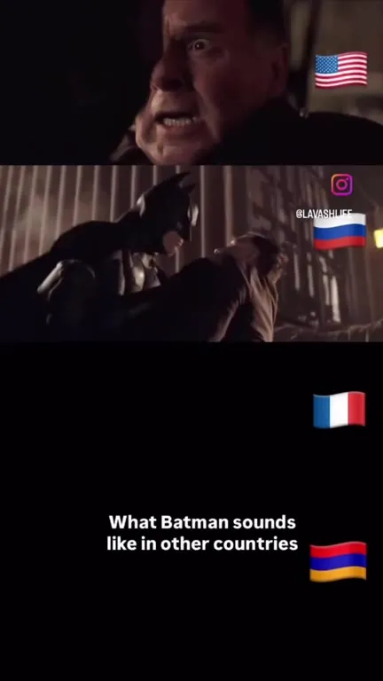 What Batman Sounds Like Abroad