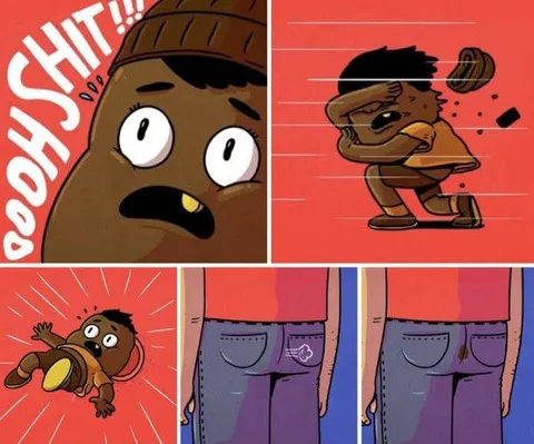 Oh Shit Cartoon Reaction