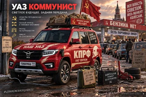 УАЗ коммунист и светлое будущее
