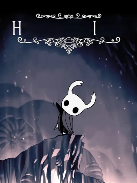 Hollow Knight Says Hi