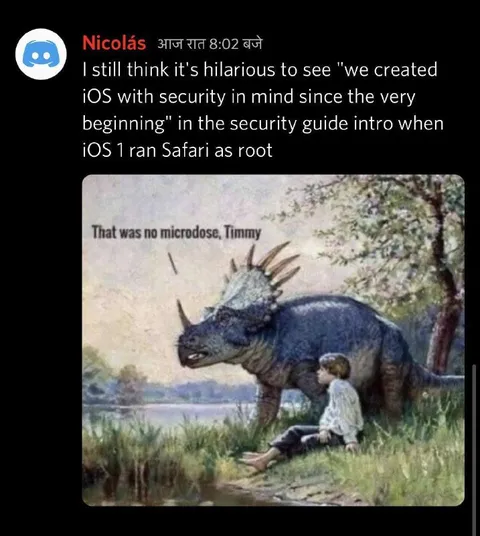 iOS Ran Safari as Root