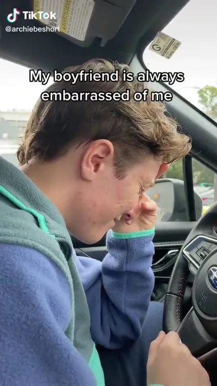 Boyfriend Embarrassed by His Furry Girlfriend