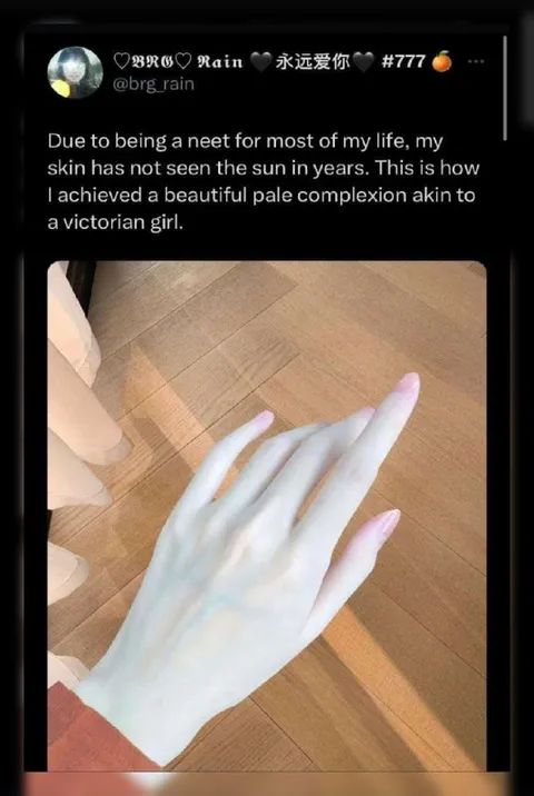 Victorian Girl Pale Complexion
