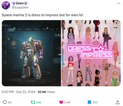 Space Marine Dress to Impress
