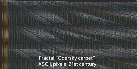 Fractal Odersky Carpet Pixels