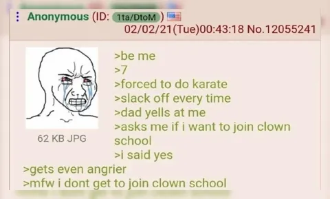 Clown School Greentext