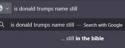 Donald Trump Still in the Bible