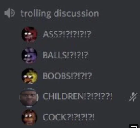 Trolling Discussion Escalates to Children