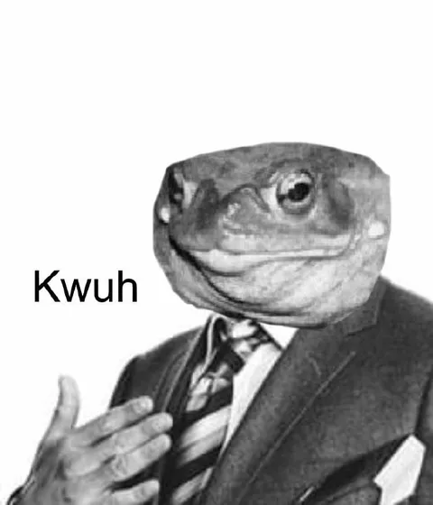 Kwuh Frog Businessman