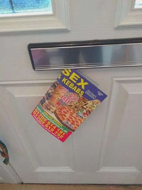 Sex Kebab Flyer on the Door