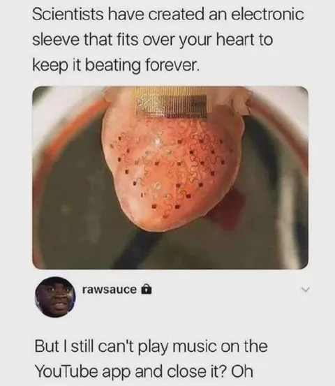Electronic Heart Sleeve YouTube Problem