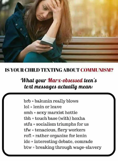 Marx-Obsessed Teen Text Messages