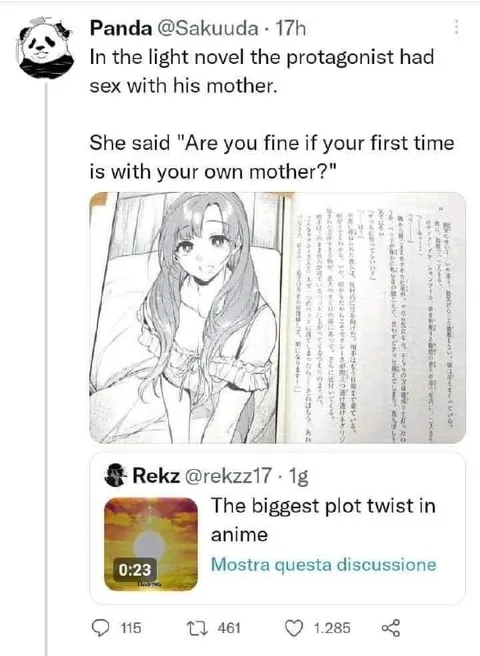 Light Novel Incest Plot Twist