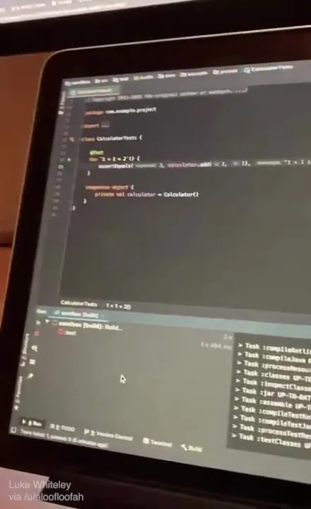 When the Tests Control the Lights