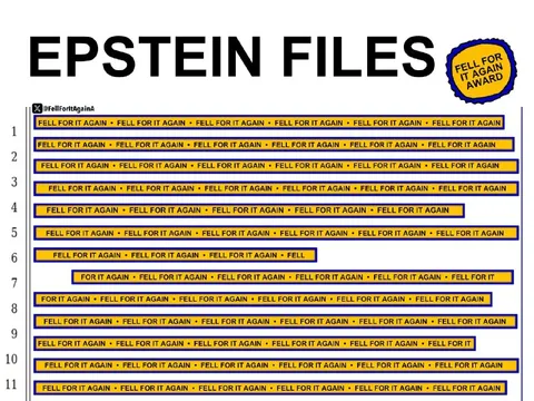 Epstein Files Fell For It Again