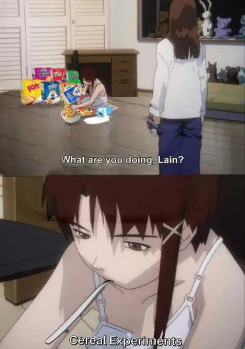 Cereal Experiments Lain