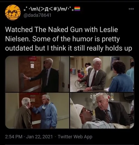Leslie Nielsen Humor Still Holds Up