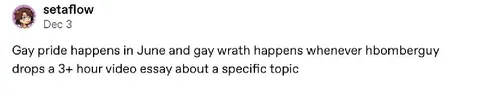 Gay Wrath Video Essay