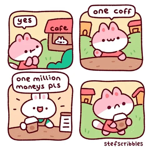 Bunny Gets One Coff
