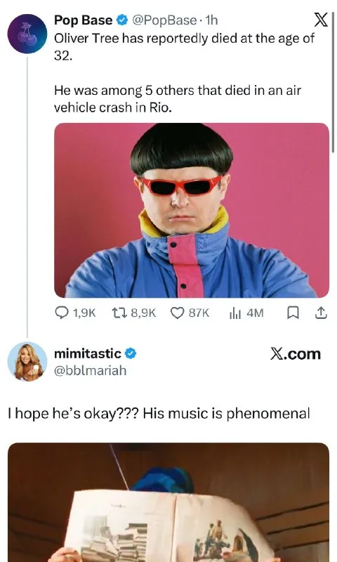 Oliver Tree Reported Dead