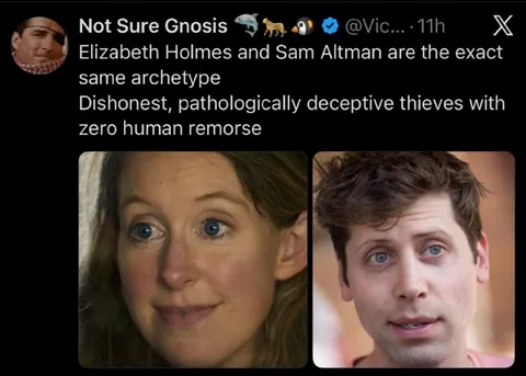 Elizabeth Holmes and Sam Altman Archetype