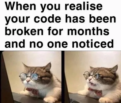 Broken Code Nobody Noticed