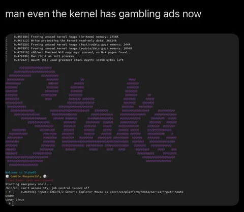 Kernel Gambling Ads