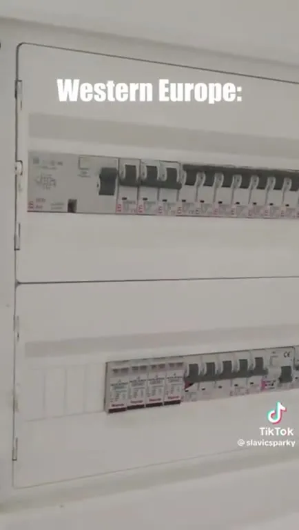 Western Europe vs Eastern Europe Wiring
