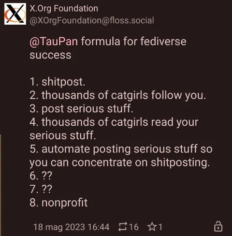 Fediverse Success Formula