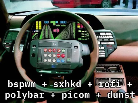 Линукс-рабочий стол в машине
